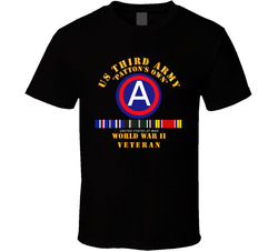 Army - 3rd Us Army - Wwii W Svc T-shirt 33748065