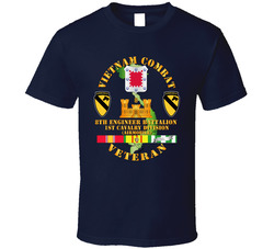 Army - Vietnam Combat Cavalry Veteran W 8th Engineer Bn - 1st Cav Div T Shirt 34663449