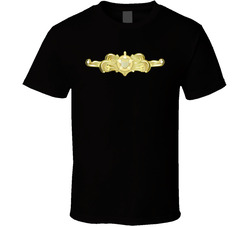Uscg - Cutterman Badge - Officer - Gold Wo Txt T Shirt 35976403