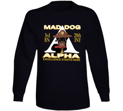 3rd Bn 28th Inf -alpha - M3rd Bn 28th Inf -alpha - Mad Dogad Dog Long Sleeve 37572137