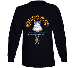 Army - 87th Infantry Regt - We Conquer W Ski Branch Long Sleeve 37772589