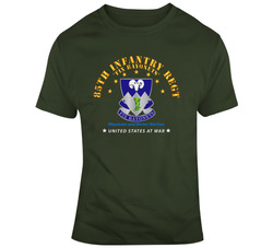 Army - 85th Infantry Regt - Fix Bayonets T Shirt 37772606