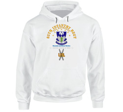 Army - 85th Infantry Regt - Fix Bayonets W Ski Branch Hoodie 37772621