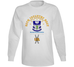 Army - 85th Infantry Regt - Fix Bayonets W Ski Branch Long Sleeve 37772626