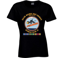 Aac - 863d Bomb Squadron - Wwii W Eur Svc Ladies T Shirt 37784509