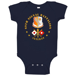 Army - 69th Signal Battalion - Veteran W Dui - Branch Baby One Piece 37994899