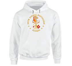 Army - 69th Signal Battalion - Veteran W Dui - Branch Hoodie 37994904