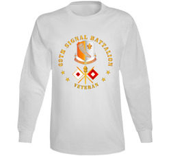 Army - 69th Signal Battalion - Veteran W Dui - Branch Long Sleeve 37994906