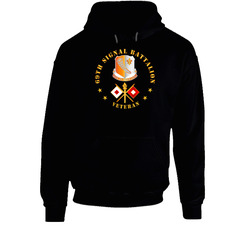 Army - 69th Signal Battalion - Veteran W Dui - Branch Hoodie 37994907