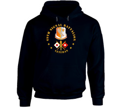 Army - 69th Signal Battalion - Veteran W Dui - Branch Hoodie 37994908