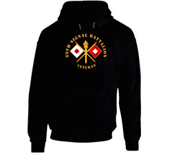 Army - 69th Signal Battalion - Veteran W Branch Hoodie 37994926