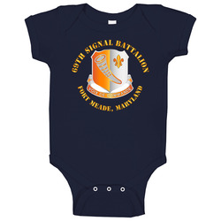 Army - 69th Signal Battalion - Fort Meade Maryland Baby One Piece 37994954