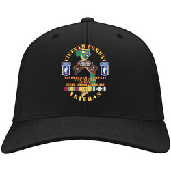 Hat - Vietnam Combat Veteran W N Co 75th Inf Ranger - 173rd Abn Bde Hat 37998163