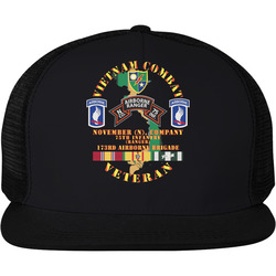 Truck Hat - Vietnam Combat Veteran W N Co 75th Inf Ranger - 173rd Abn Bde T Shirt 37998164