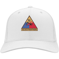 Hat - White - 761st Tank Battalion Ssi W Name Tape Hat 37998243