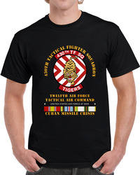 Usaf - 430th Tfs - 12th Af - Cuban Missile Crisis W Afem Cold Svc T Shirt 38051791
