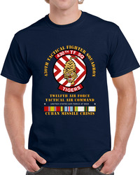 Usaf - 430th Tfs - 12th Af - Cuban Missile Crisis W Afem Cold Svc T Shirt 38051792