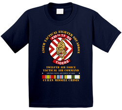 Usaf - 430th Tfs - 12th Af - Cuban Missile Crisis W Afem Cold Svc T Shirt 38051796