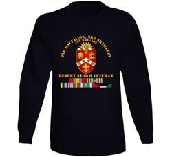 Army - 2nd Bn, 3rd Artillery - Desert Storm Veteran Long Sleeve 38053041
