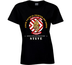 Usaf - 430th Tactical Fighter Squadron W Steve Ladies T Shirt 38058175