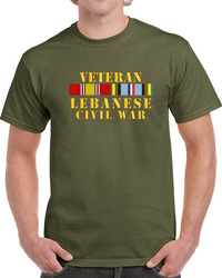 Usmc - Veteran Lebanese Civil War W Exp Svc T Shirt 38301356