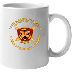Usmc - 12th Marine Regiment - Thunder And Steel Mug 38301379