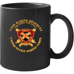 Usmc - 12th Marine Regiment - Thunder And Steel Mug 38301380