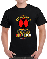 Army - Hhc 1st Brigade - 7th Id - Camp Kaiser Korea - Unchon-ni T Shirt 38301383