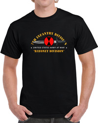Army - 7th Infantry Division - Bayonet Division T Shirt 38301404