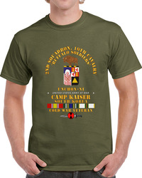 Army - 2nd Squadron 10th Cavalry - 7th Id - Camp Kaiser Korea - Unchon-ni T Shirt 38301412