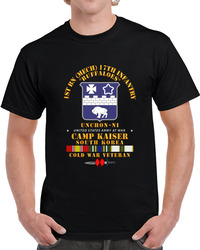 Army - 1st Bn (m) 17th Infantry 7th Id - Camp Kaiser Korea - Unchon-ni T Shirt 38301426
