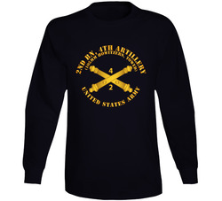 Army - 2nd Bn 4th Field Artillery Regt - 105mm W Arty Br Long Sleeve 38341563
