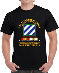 Army - 3rd Id - Germany W Cold War Svc T Shirt 38348639