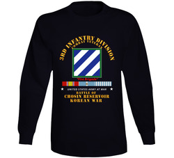Army - 3rd Id - Battle Chosin Reservoir W Korea War Svc Long Sleeve 38348648