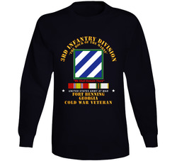 Army - 3rd Id - Fort Benning Ga W Cold War Svc Long Sleeve 38348654