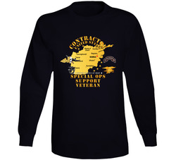 Contractor - Special Ops Support Veteran - Afghanistan Long Sleeve T Shirt 38381071