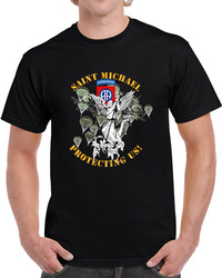 Army - 82nd Airborne Div - Saint Michael - Protecting Us - Mass T Shirt 38432965
