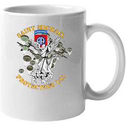 Army - 82nd Airborne Div - Saint Michael - Protecting Us - Mass Mug 38432966