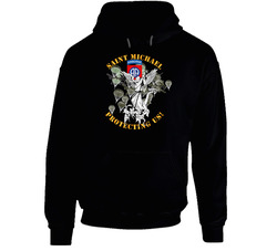 Army - 82nd Airborne Div - Saint Michael - Protecting Us - Mass Hoodie 38432967