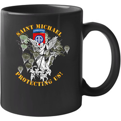Army - 82nd Airborne Div - Saint Michael - Protecting Us - Mass Mug 38432968