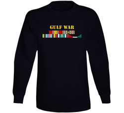 Army - Gulf War W Gulf Svc Long Sleeve T Shirt 38432999