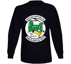Army - 180th Ashc - Big Windy - God Is Co-pilot Long Sleeve T Shirt 38433053
