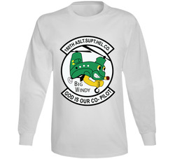 Army - 180th Ashc - Big Windy - God Is Co-pilot Long Sleeve T Shirt 38433055