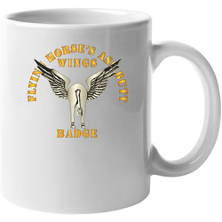 Army - Flying Horses Ass Butt Wing Badge W Txt Mug 38470154