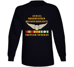 Army - Aerial Observation Recon Specialist - Vietnam Vet W Vn Svc Long Sleeve T Shirt 38470220
