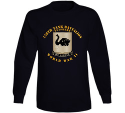 Army - 758th Tank Battalion - Tuskers - Wwii Long Sleeve T Shirt 38483821