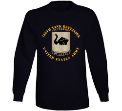 Army - 758th Tank Battalion - Tuskers - Us Army Long Sleeve T Shirt 38483825