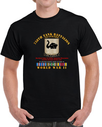 Army - 758th Tank Battalion - Tuskers - Wwii Eu Svc T Shirt 38483826