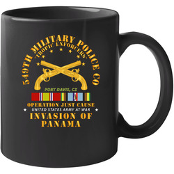 Just Cause - 549th Military Police Co - Ft Davis, Cz W Svc Ribbons Mug 38489819
