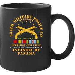 Just Cause - 534th Military Police Co - Ft Clayton - Cz W Svc Ribbons Mug 38489824